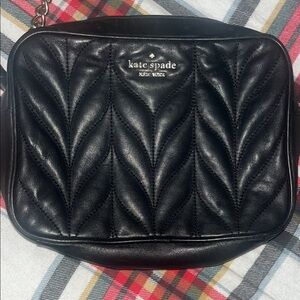 Kate Spade Black Quilted Crossbody Bag